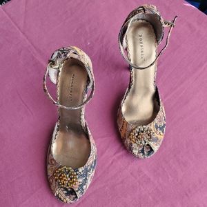 Sz 6 BONNIBEL BRONZE HI HEEL 👠